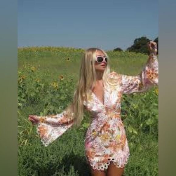 Free People Elliatt Myrtle Dress/size S - Picture 3 of 15